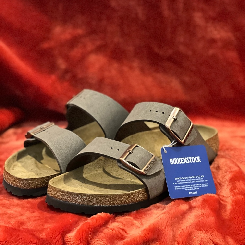 Gray NWT Birkenstocks